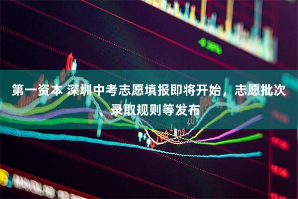 第一资本 深圳中考志愿填报即将开始，志愿批次、录取规则等发布