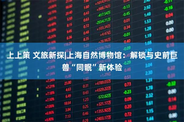 上上策 文旅新探|上海自然博物馆：解锁与史前巨兽“同眠”新体验